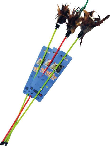 Yarro Wędka dla kota - patyk z piórkiem