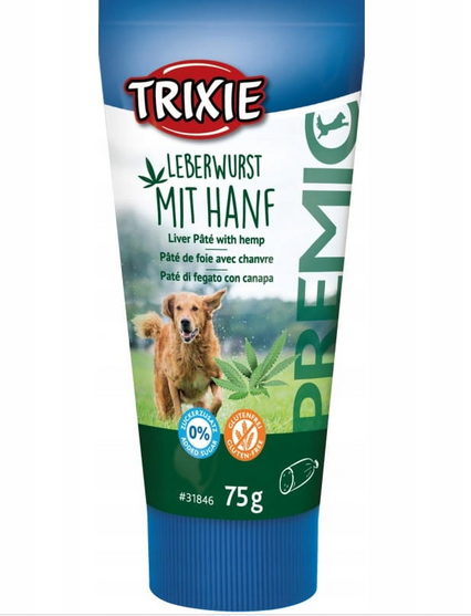 Trixie Premio Pasztet z wątróbką i konopiami 75g