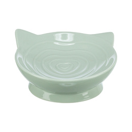 Trixie Viviana, miska podwyższona, dla kota, ceramiczna, szałwiowa, 0.15 l/ 14 cm