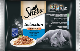 Sheba Selection Kolekcja Smaków Rybnych w sosie p. 4x85g