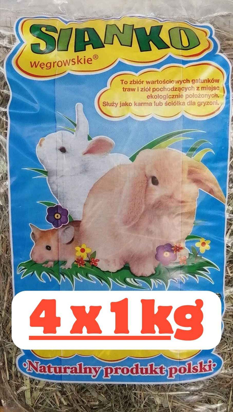 Duże siano węgrowskie 4szt x 1kg - Zestaw %