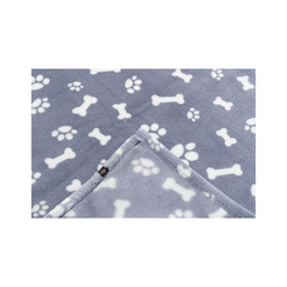 Trixie Kenny, kocyk, niebieski, plusz, 100 × 75 cm