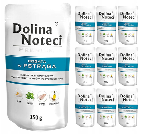 ZESTAW Dolina Noteci 10x150g  Pstrąg