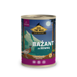 Pokusa Feel The Wild - Bażant ze śliwką 400g