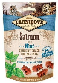 Carnilove Cat Crunchy Snack Salmon & Mint 50g