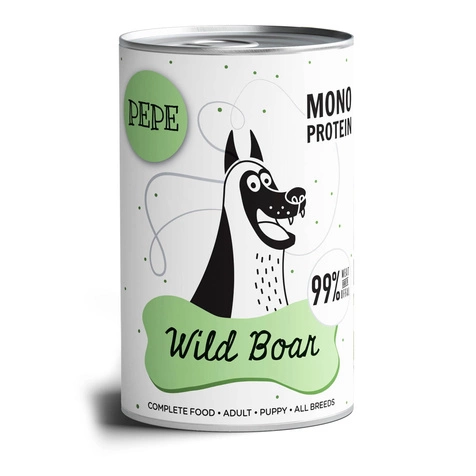 Paka Zwierzaka Pepe Wild Boar Monoprotein 400g