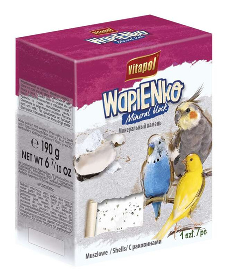 Vitapol Kostka wapienna dla ptaków XL z muszlami 190g     