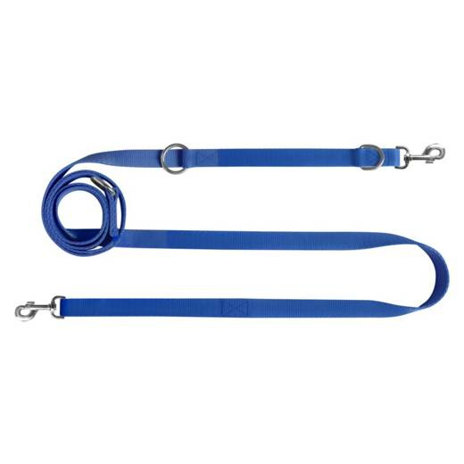 Chaba Smycz taśma regulowana 16 niebieska