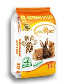 Żwirek / Pelet drewniany dla kotów i małych zwierząt Gaja Eco-Pet 10kg/15L