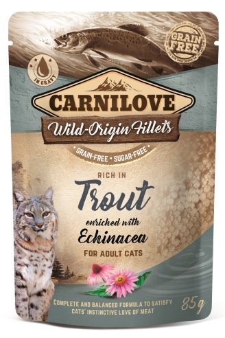 Carnilove Cat Trout & Echinacea 85g saszetka