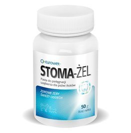 Eurowet Stoma-Żel Pasta do zębów dla psów i kotów 50g