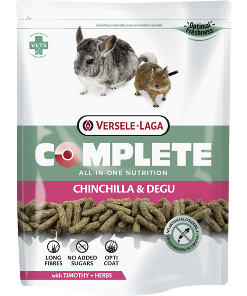Versele-Laga Chinchilla & Degu Complete Pokarm dla szynszyli i koszatniczek 500G