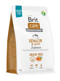 Brit Care Grain-Free Senior & Light, łosoś 3kg