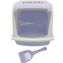 BERGAMO TOALETA ARIEL LILA 57x39x38cm, łopatka i filtr węglowy w zestawie