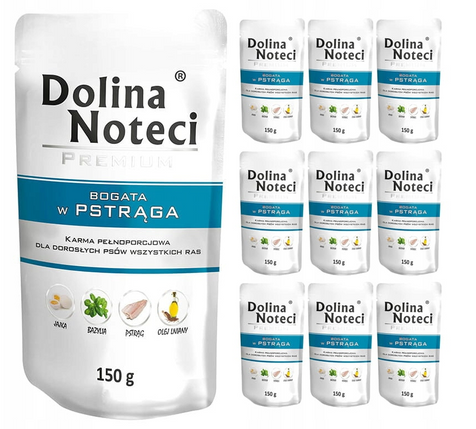 ZESTAW Dolina Noteci 10x150g  Pstrąg 