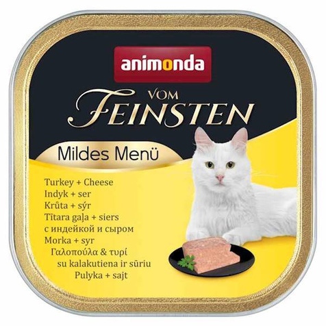 Animonda Vom Feinsten Mildes Menu Indyk + Ser 100g
