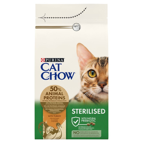 Purina Cat Chow Sterilised Indyk 1,5kg