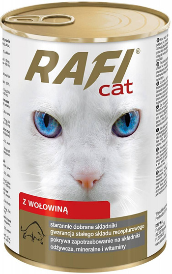 Rafi Cat Wołowina 415g