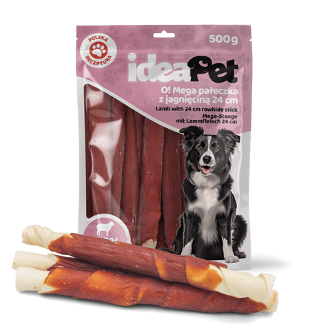 IDEAPET 500g PAŁECZKA MEGA Z JAGNIĘCINĄ 