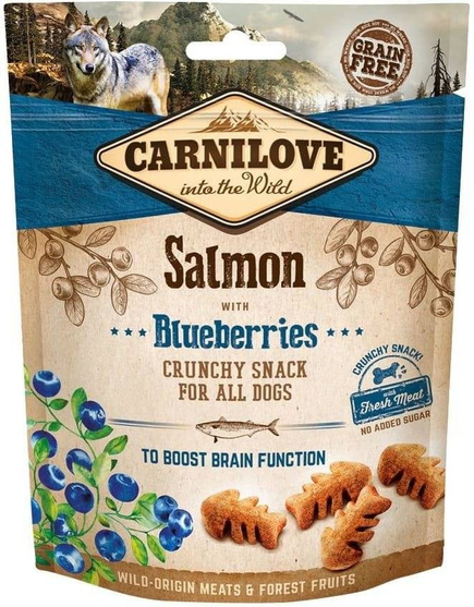 Carnilove Dog Crunchy Snack Salmon & Blueberries 200g