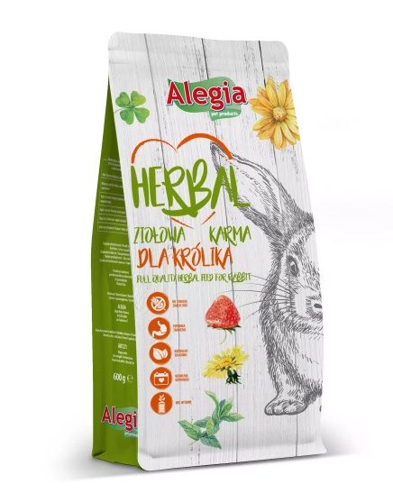 Alegia Herbal karma ziołowa dla królika 600g
