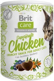 Brit Care Snack Cat Super Fruites Chicken 100 g