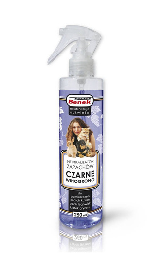 Benek Neutralizator Czarne Winogrona Spray 250ml