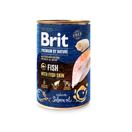 Brit By Nature Fish with Fish skin 400g