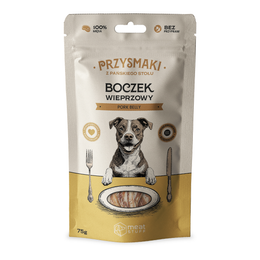 Meat Stuff przysmaki "z pańskiego stołu" Boczek wieprzowy - 75g g