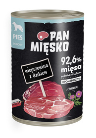 Pan Mięsko Wieprzowina z dzikiem 400g puszka