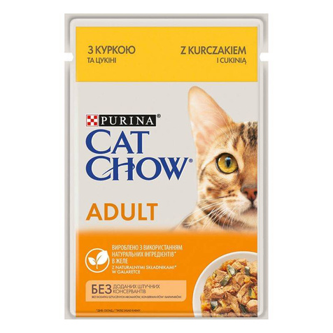 Purina Cat Chow Kurczak z cukinia 85g