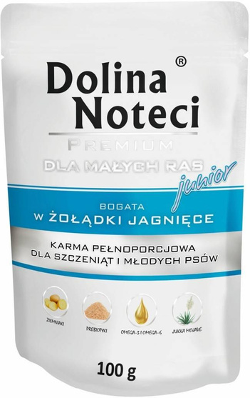 Dolina Noteci Junior Małe Rasy Żołądki Jagnięce 100g