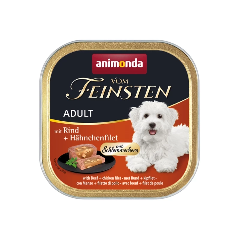Animonda Vom Feinsten Wołowina + Filet z kurczaka 150g  