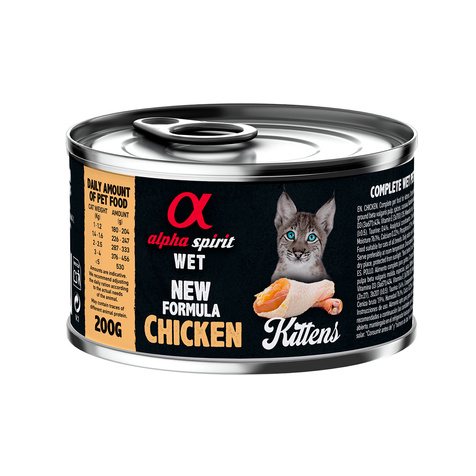 Alpha Spirit Wet Kittens Chicken 200 g 