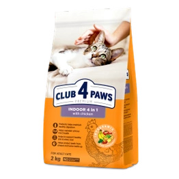 Club 4 Łapy Indoor 4in1 z jagnięciną 2kg