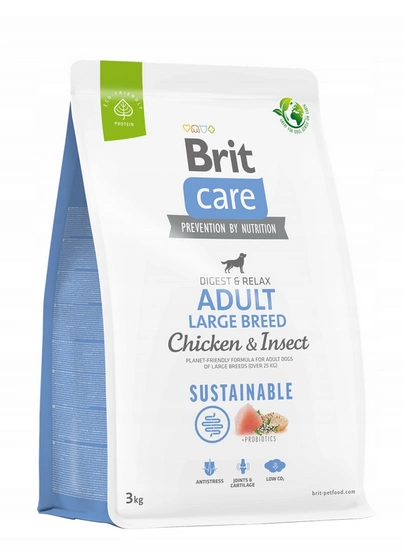 Brit Care Sustainable Adult Large Bread Chicken & Insect 3kg