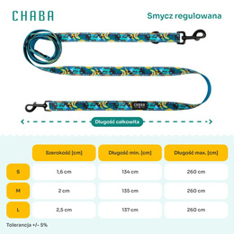 Chaba Smycz regulowana Carnival M