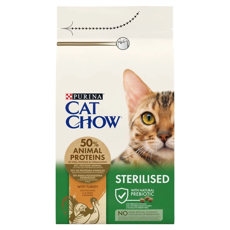 Purina Cat Chow Sterilised Indyk 1,5kg