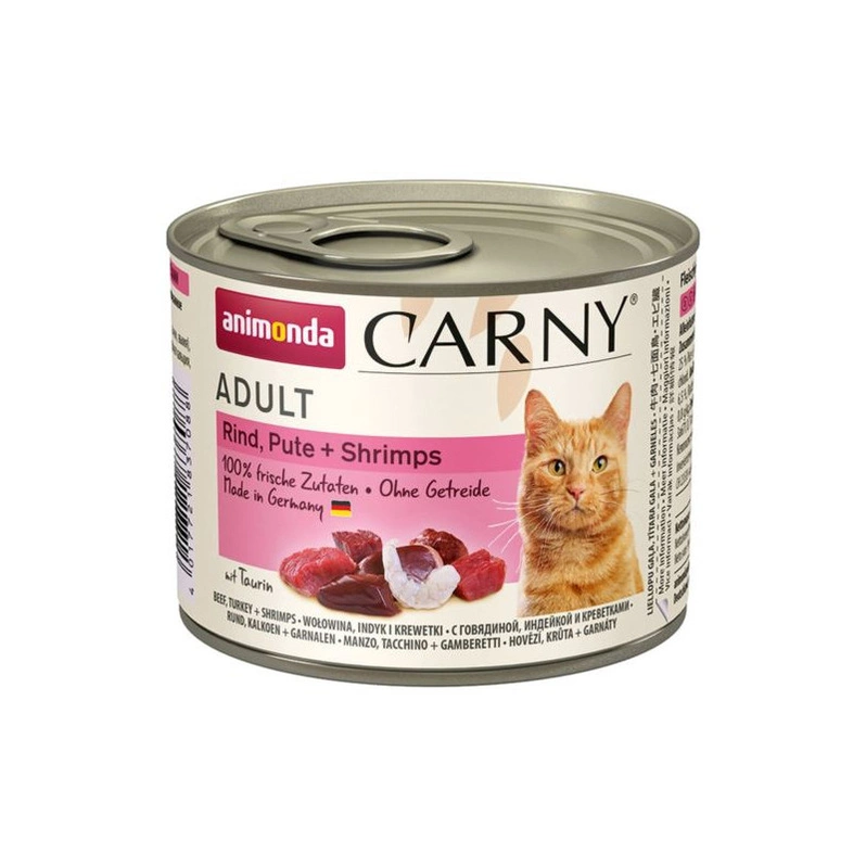 Animonda Carny Adult Indyk z krewetką 200g