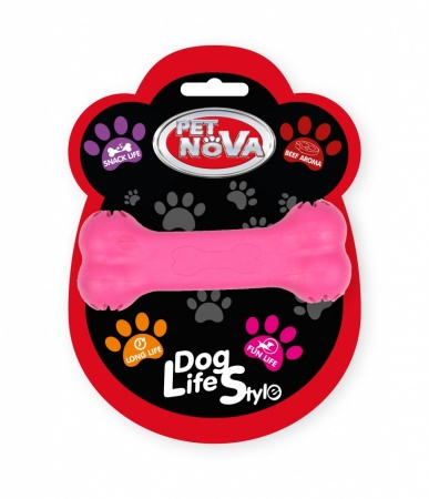 Pet Nova Kość na przysmaki różowa 11 cm