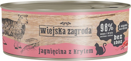 Wiejska Zagroda Kot Jagnięcina z Krylem 85g