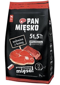 Pan Mięsko Wołowina+Kozina Adult M 3kg