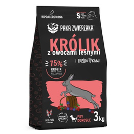 Paka Zwierzaka Królik i owoce leśne S 3kg