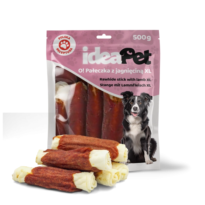 IDEAPET 500g PAŁECZKA Z JAGNIĘCINĄ XL   