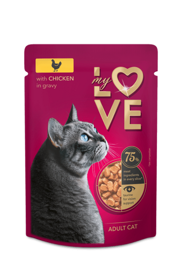 My Love – karma mokra dla kota kurczak w sosie (85 g)