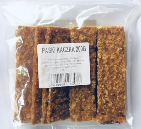 Paski z kaczki 200g 