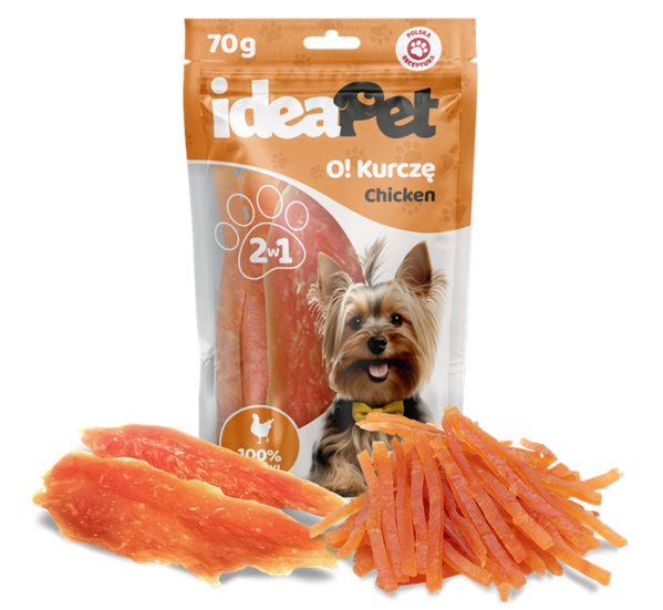 IDEAPET PIES 70g KURCZĘ MIX
