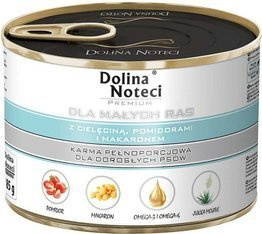 Dolina Noteci Małe Rasy- Cielęcina, Pomidor i Makaron 185g