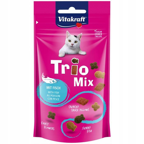 Vitakraft Trio Mix 60g Cat Ryba