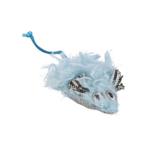 Trixie Zestaw myszek, dla kota, plusz/poliester, 8 cm, z kocimiętką